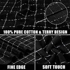 Mordimy 100% Cotton Terry Cloth Dish Cloths, Soft and Absorbent Checkered Dish - Image 2