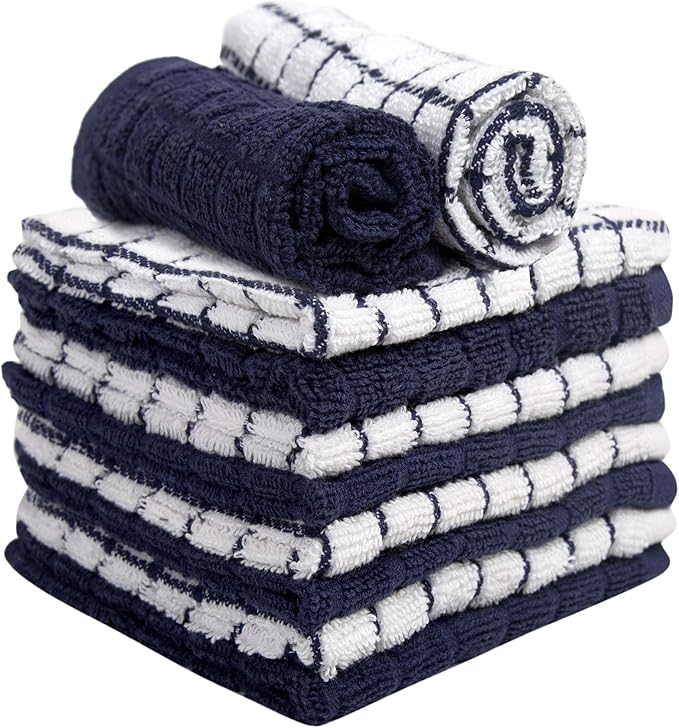 Bumble Dish Cloths | 12" x 12" | 100% Cotton Kitchen Towels | 405 GSM | Soft - Image 4