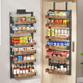 6-Tier Over The Door Pantry Organizer, Heavy-Duty Metal Wall Mount or Hanging by DAOTENGQL