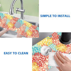 Colorful Sea Corals Dish Drying Mat - Image 5