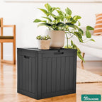 YITAHOME 30 Gallon Deck Box Outdoor Storage Box, Waterproof Resin Package Delivery and Storage Box with Lockable Lid for Patio Furniture Cushions, Pool Accessories, Garden Tools, Black - Image 7