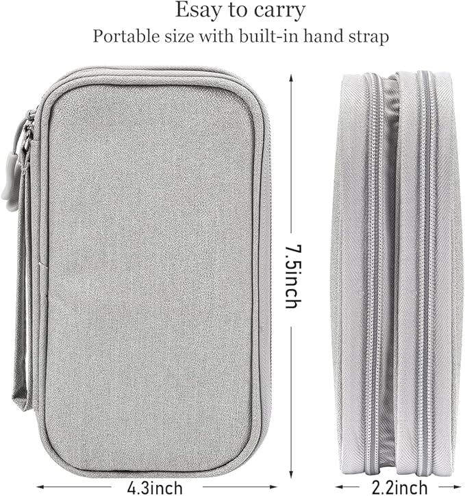 Electronic Organizer Travel Cable Accessories Case, Organizer Bag, Accessories - Image 5