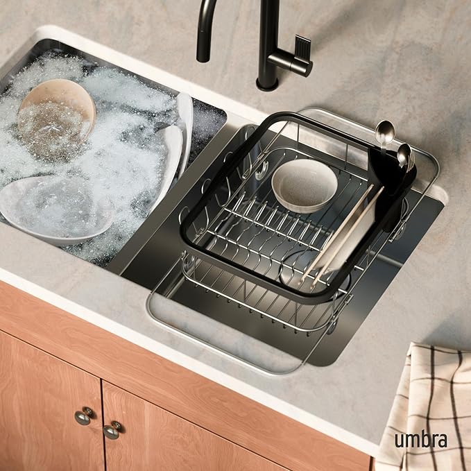 Umbra Sinkin Dish Drying Rack – Drainer - Image 2
