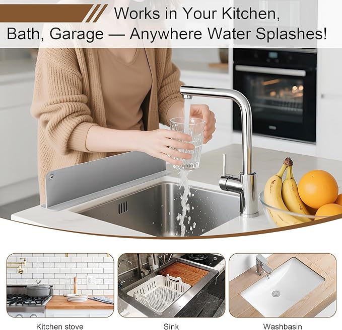 Silicone Sink Splash Guard, Sink Splash Guard - Image 7