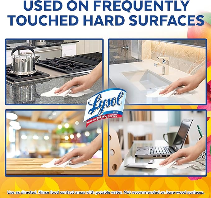 Lysol Disinfectant Wipes, Dorm Room Essentials - Image 3