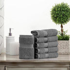 Superior Solid Egyptian Cotton Face Towel Set - Image 2