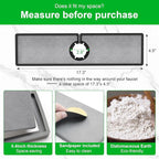 Gosmol Faucet mat for Kitchen Sink, Silicone & Stone Drying Mat for Kitchen Sink - Image 3