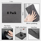 XANGNIER Thickened Magic Cleaning Cloth, Reusable Microfiber Cleaning Rag - Image 8