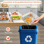 8x8 Aluminum Pans with Lids - Image 7