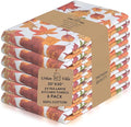 Urban Villa Kitchen Towels Harvest Leaves Print Dish Towels Set of 6 20" X30” by CottonTrends