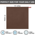 Kitinjoy 100% Cotton Kitchen Dish Cloths, 6 Pack Waffle Weave Ultra Soft - Image 5