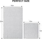Kitinjoy Cotton 12 Pack Kitchen Towels and Dishcloths Sets, 16 x 25 Inch & 12 X - Image 6