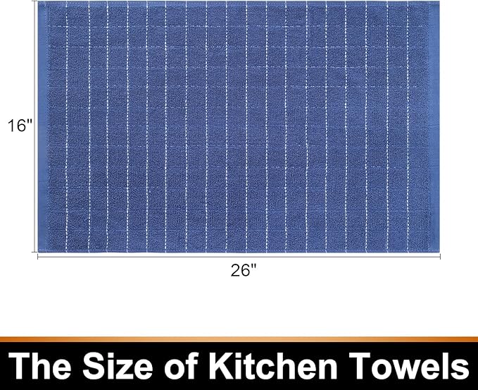 Mordimy 100% Cotton Terrycloth Kitchen Towels and Dishcloths Sets, Soft and - Image 6