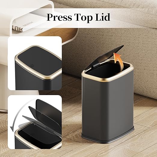 2.1 Gallon Bathroom Trash Can - Image 3