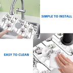 Water Lily Flower Kitchen Sink Splash Guard Mat Absorbent Fast Drying Mat - Image 5