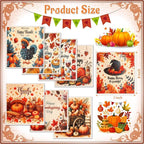 Lucomb 8 Pack Thanksgiving Swedish Dishcloths - Image 2
