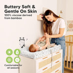 2-Pack Baby Changing Pad Cover for Girl, Boy - Image 3