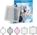 INVIHUG, 25 Pack, Disposable Shower Drain Hair Catcher Mesh Stickers, by BathroomRoomShowerDrainDrainStrainerAccessories