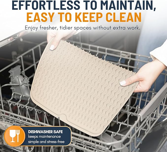 Silicone Dish Drying Mat for Kitchen Counter - Image 5