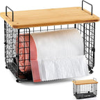 1 Pack Stackable Storage Trash Bag Baskets - Image 9