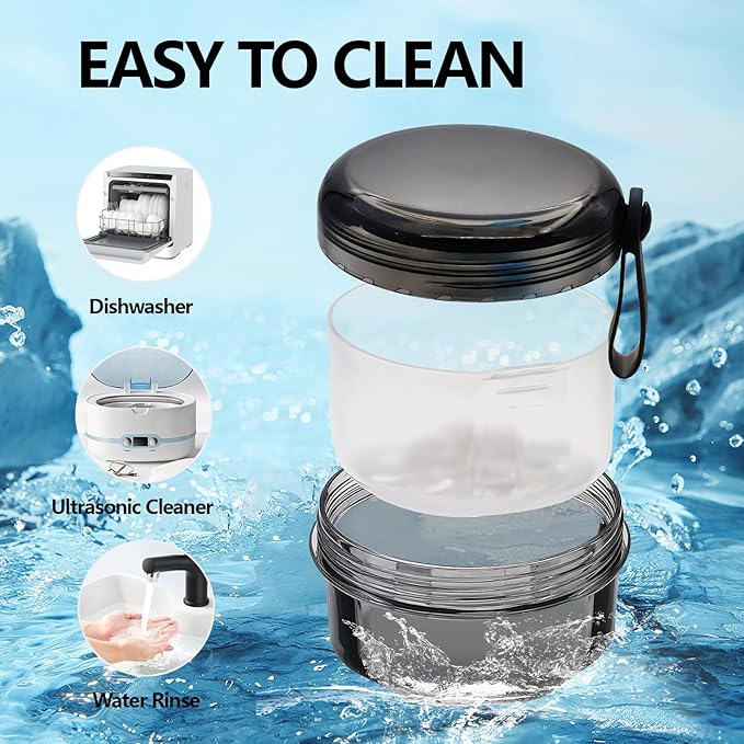 Leak Proof Denture Cups for Soaking Dentures - Image 9