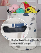 QUEENLALA Large Storage Basket, Laundry Hamper/Bathroom/Home Decor/Collapsible - Image 6