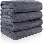 4 Pack Hand Towels, Microfiber Coral Velvet Highly Absorbent Towels by Unknown