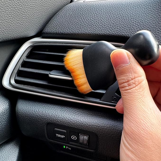 Car Detailing Brush, Soft Bristle Cleaning Brush, Scratch-Free Auto Duster Tool - Image 7