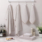 Homaxy Kitchen Towels and Dishcloths Set, 16 x 25 and 12 x 12 Inches, Super - Image 7