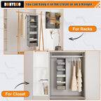 5-Shelf Hanging Storage Closet Organizer, Linen Rv Storage and Organization - Image 5