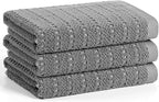 SALAS Kitchen Dish Towels, Bulk Cotton Kitchen Hand Towels, 390 GMS Plaid Dish by Unknown