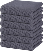 Homaxy 100% Cotton Waffle Weave Kitchen Dish Towels, Ultra Soft Absorbent Quick by Homaxy