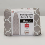 Household Essentials 80098 Ironing Board Cover | 100% Cotton | Gray Trellis - Image 3