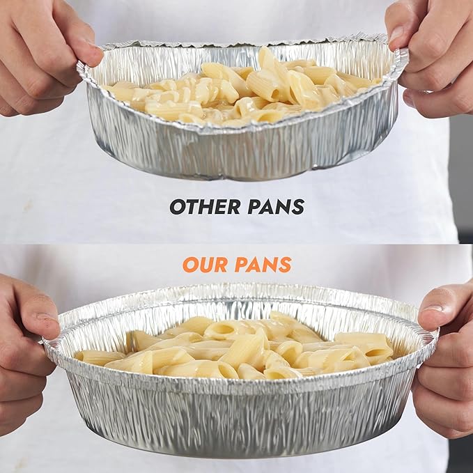 CURTA 8" Round Aluminum Foil Pans - Image 5
