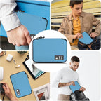 Electronics Organizer, Travel Cord Organizer Pouch, Portable Cable Organizer - Image 6