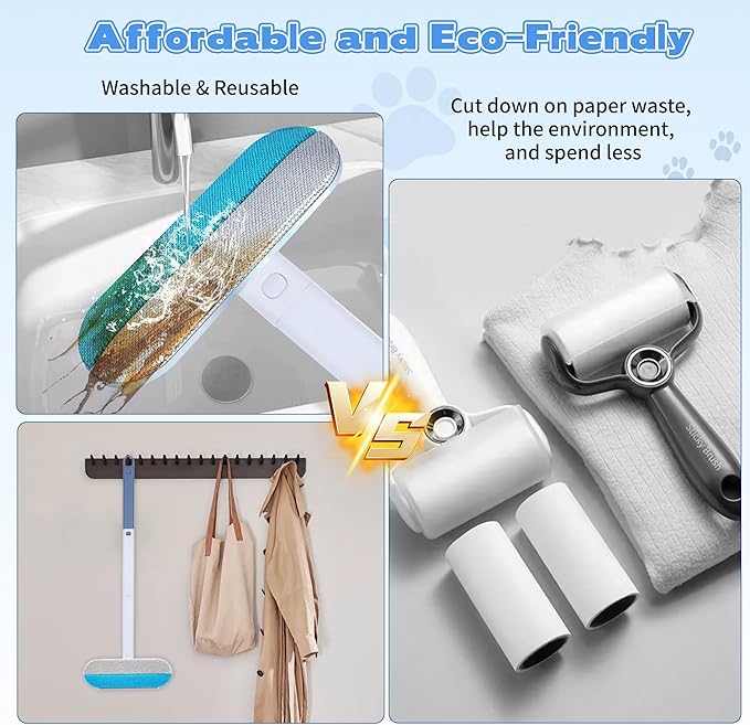 Pet Hair Remover for Furniture – 23.2Inch Reusable Dog & Cat Hair Removal Brush - Image 7