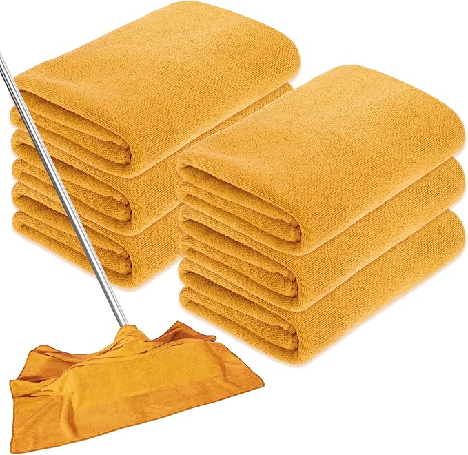 6 Pcs Extra Large Microfiber Cleaning Cloth Reusable Microfiber Towels Thick by Unknown