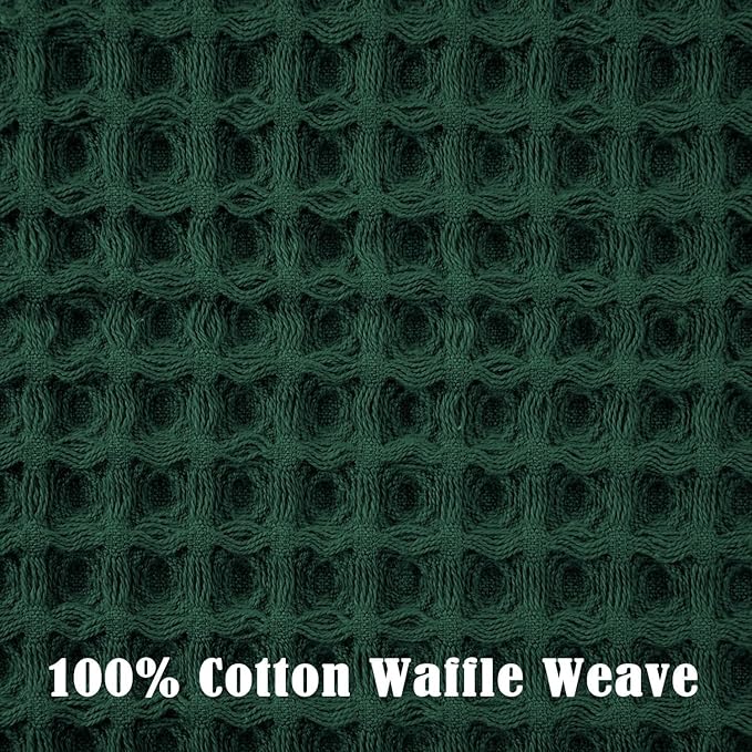 Jacquotha Waffle Hand Towels Set of 2 – Cotton, Quick Dry, Lint Free, 13” x 29” - Image 4