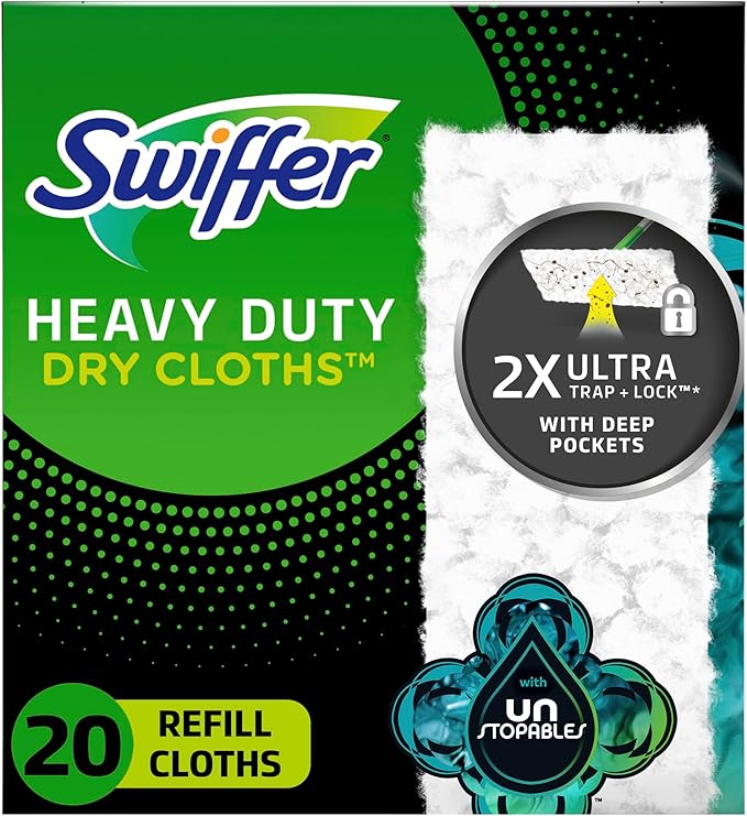 Swiffer Sweeper Heavy Duty Dry Multi-Surface Cloth Refills by Swiffer