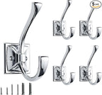 5 Pack Decorative Heavy Duty Towel Hooks by CABDM