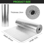 Reflective Insulation Roll 59inch x 10Ft Double Bubble Reflective Aluminum Foil - Image 3