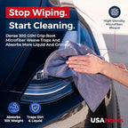 USANOOKS Microfiber Cleaning Cloth Grey - Image 7