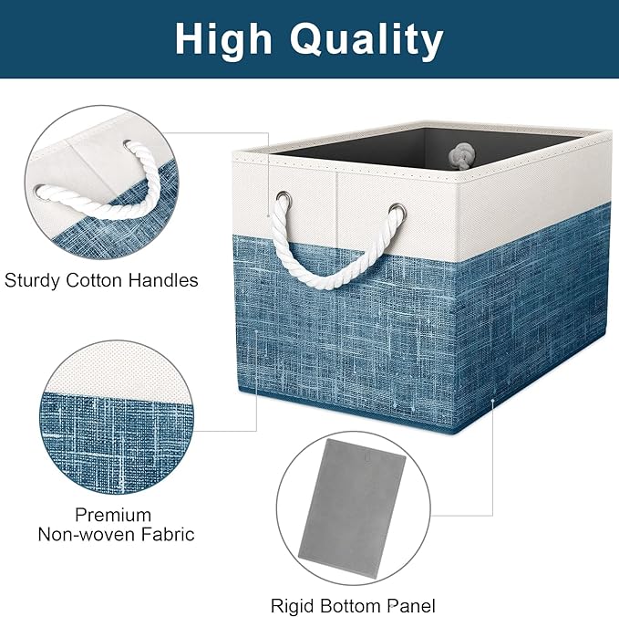 Fab totes Storage Bins, Foldable Storage Baskets - Image 2