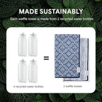 RECYCO Waffle Kitchen Towel Set of 2 - Image 5