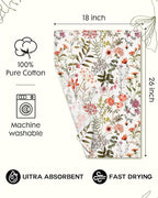 Flour Sack Kitchen Towels Set of 2-18x26 Cotton Dish Towels - Image 5