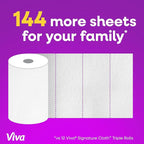Viva Signature Cloth Paper Towels, Task Size, 12 Family Triple Rolls, 141 - Image 5