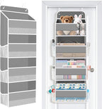 SpaceWhisper Over the Door Organizer, 4 Large Pocket Hanging Storage Organizer by Unknown