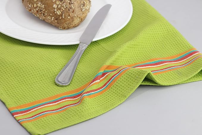 COTTON CRAFT Salsa Stripe Kitchen Towel - Image 8