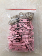 DurReus Tiny Clothes Pins Colorful Hang Up Photographs Drawings Party Clips - Image 2