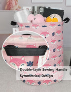 QUEENLALA Large Storage Basket, Laundry Hamper/Bathroom/Home Decor/Collapsible - Image 7